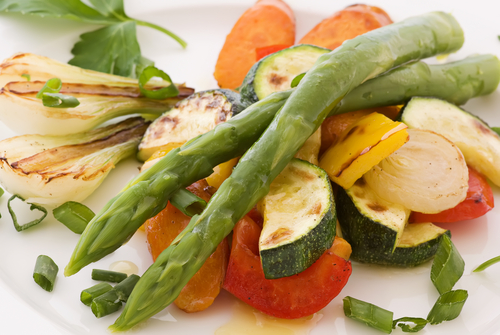 Baked vege mix